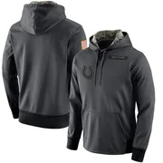 Anthracite Men's Indianapolis Colts Salute to Service Player Performance Hoodie