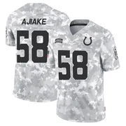 Arctic Camo Men's Austin Ajiake Indianapolis Colts Limited 2024 Salute to Service Jersey