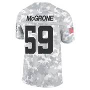 Arctic Camo Men's Cameron McGrone Indianapolis Colts Limited 2024 Salute to Service Jersey