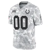 Arctic Camo Men's Custom Indianapolis Colts Limited 2024 Salute to Service Jersey