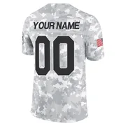 Arctic Camo Men's Custom Indianapolis Colts Limited 2024 Salute to Service Jersey