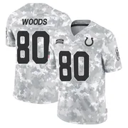 Arctic Camo Men's Jelani Woods Indianapolis Colts Limited 2024 Salute to Service Jersey