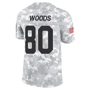 Arctic Camo Men's Jelani Woods Indianapolis Colts Limited 2024 Salute to Service Jersey