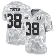 Arctic Camo Men's Michael Tutsie Indianapolis Colts Limited 2024 Salute to Service Jersey