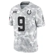 Arctic Camo Men's Nick Foles Indianapolis Colts Limited 2024 Salute to Service Jersey