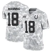 Arctic Camo Men's Peyton Manning Indianapolis Colts Limited 2024 Salute to Service Jersey