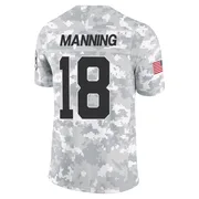 Arctic Camo Men's Peyton Manning Indianapolis Colts Limited 2024 Salute to Service Jersey