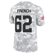 Arctic Camo Men's Wesley French Indianapolis Colts Limited 2024 Salute to Service Jersey