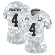 Arctic Camo Women's Adam Vinatieri Indianapolis Colts Limited 2024 Salute to Service Jersey