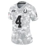 Arctic Camo Women's Adam Vinatieri Indianapolis Colts Limited 2024 Salute to Service Jersey