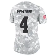 Arctic Camo Women's Adam Vinatieri Indianapolis Colts Limited 2024 Salute to Service Jersey