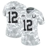 Arctic Camo Women's Andrew Luck Indianapolis Colts Limited 2024 Salute to Service Jersey