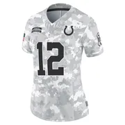 Arctic Camo Women's Andrew Luck Indianapolis Colts Limited 2024 Salute to Service Jersey