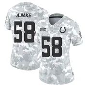 Arctic Camo Women's Austin Ajiake Indianapolis Colts Limited 2024 Salute to Service Jersey