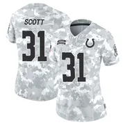 Arctic Camo Women's Daniel Scott Indianapolis Colts Limited 2024 Salute to Service Jersey