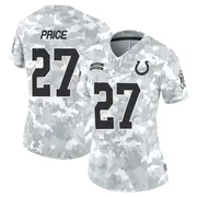 Arctic Camo Women's D'vonte Price Indianapolis Colts Limited 2024 Salute to Service Jersey