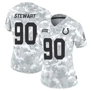 Arctic Camo Women's Grover Stewart Indianapolis Colts Limited 2024 Salute to Service Jersey