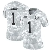 Arctic Camo Women's Josh Downs Indianapolis Colts Limited 2024 Salute to Service Jersey