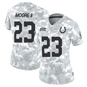 Arctic Camo Women's Kenny Moore II Indianapolis Colts Limited 2024 Salute to Service Jersey