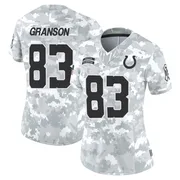 Arctic Camo Women's Kylen Granson Indianapolis Colts Limited 2024 Salute to Service Jersey