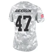 Arctic Camo Women's Liam Anderson Indianapolis Colts Limited 2024 Salute to Service Jersey