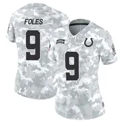 Arctic Camo Women's Nick Foles Indianapolis Colts Limited 2024 Salute to Service Jersey