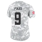 Arctic Camo Women's Nick Foles Indianapolis Colts Limited 2024 Salute to Service Jersey