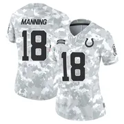 Arctic Camo Women's Peyton Manning Indianapolis Colts Limited 2024 Salute to Service Jersey