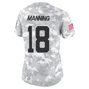 Arctic Camo Women's Peyton Manning Indianapolis Colts Limited 2024 Salute to Service Jersey