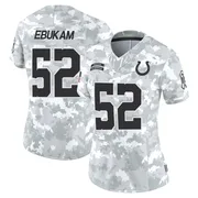 Arctic Camo Women's Samson Ebukam Indianapolis Colts Limited 2024 Salute to Service Jersey