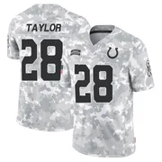 Arctic Camo Youth Jonathan Taylor Indianapolis Colts Limited 2024 Salute to Service Jersey