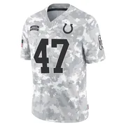 Arctic Camo Youth Liam Anderson Indianapolis Colts Limited 2024 Salute to Service Jersey