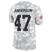 Arctic Camo Youth Liam Anderson Indianapolis Colts Limited 2024 Salute to Service Jersey