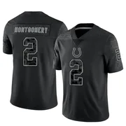 Black Men's D.J. Montgomery Indianapolis Colts Limited Reflective Jersey