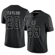 Black Men's Jonathan Taylor Indianapolis Colts Limited Reflective Jersey