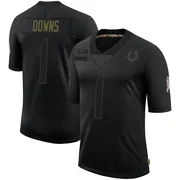 Black Men's Josh Downs Indianapolis Colts Limited 2020 Salute To Service Jersey