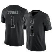 Black Men's Josh Downs Indianapolis Colts Limited Reflective Jersey