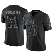 Black Men's Matt Goncalves Indianapolis Colts Limited Reflective Jersey