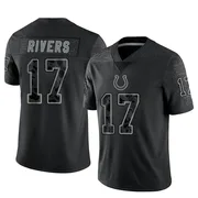 Black Men's Philip Rivers Indianapolis Colts Limited Reflective Jersey