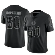 Black Men's Tanor Bortolini Indianapolis Colts Limited Reflective Jersey