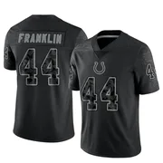 Black Men's Zaire Franklin Indianapolis Colts Limited Reflective Jersey