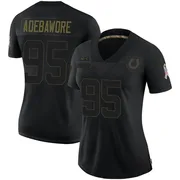 Black Women's Adetomiwa Adebawore Indianapolis Colts Limited 2020 Salute To Service Jersey