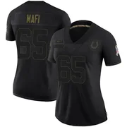 Black Women's Atonio Mafi Indianapolis Colts Limited 2020 Salute To Service Jersey