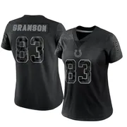 Black Women's Kylen Granson Indianapolis Colts Limited Reflective Jersey