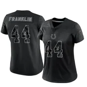 Black Women's Zaire Franklin Indianapolis Colts Limited Reflective Jersey