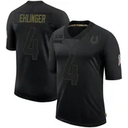 Black Youth Sam Ehlinger Indianapolis Colts Limited 2020 Salute To Service Jersey