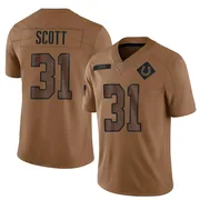 Brown Men's Daniel Scott Indianapolis Colts Limited 2023 Salute To Service Jersey