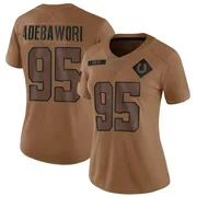 Brown Women's Adetomiwa Adebawore Indianapolis Colts Limited 2023 Salute To Service Jersey