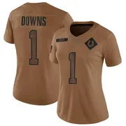 Brown Women's Josh Downs Indianapolis Colts Limited 2023 Salute To Service Jersey