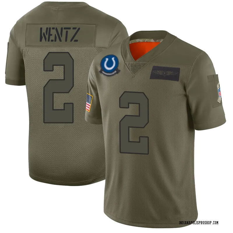 Carson Wentz Indianapolis Colts Nike Vapor Limited Jersey - Royal